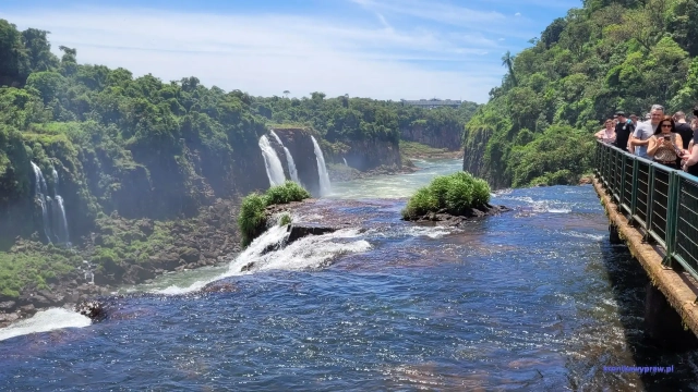 Brazylia wodospady Iguazu - widok Brazylia wodospady Iguazu - widok