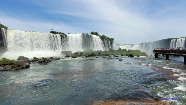 Brazylia wodospady Iguazu - widok Brazylia wodospady Iguazu - widok